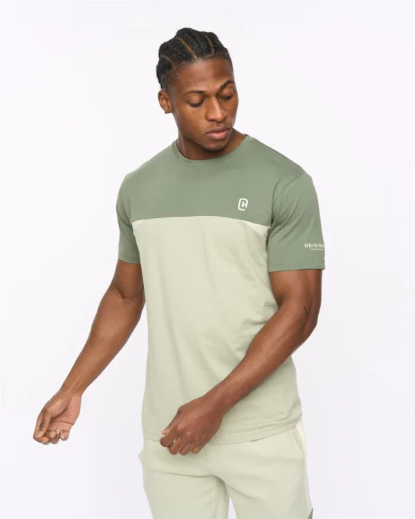 00495bff-08bf-4b0f-b423-bd7ac9d56196_750x Original Castlebay T-Shirt Light Olive Crosshatch