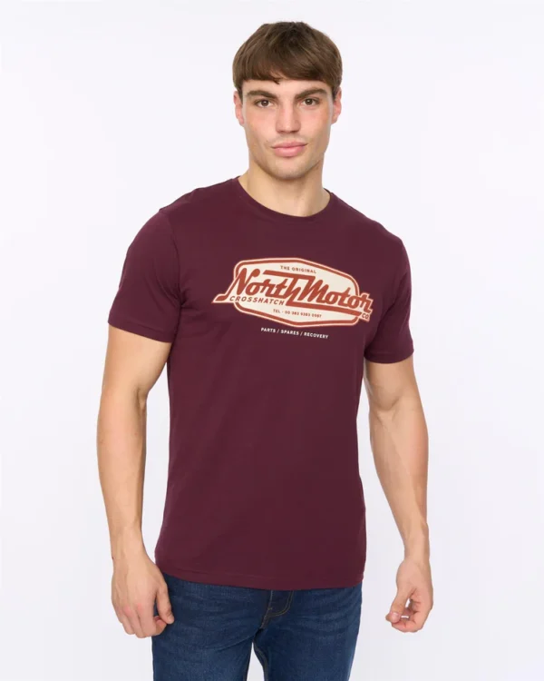 Original Hellmere T-Shirt Raisin Crosshatch