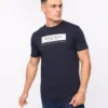 Original Jamstate T-Shirt Navy Crosshatch