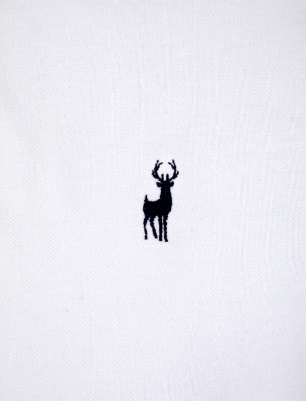 Original Underwood 2 Cotton Pique Polo Shirt in Bright White - Kensington Eastside