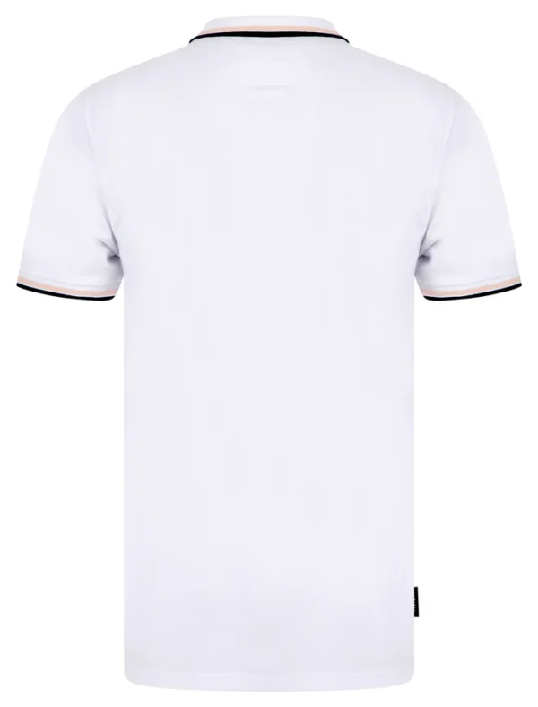 Original Underwood 2 Cotton Pique Polo Shirt in Bright White - Kensington Eastside