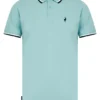 Original Underwood 2 Cotton Pique Polo Shirt in Forget Me Not Blue - Kensington Eastside