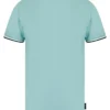 Original Underwood 2 Cotton Pique Polo Shirt in Forget Me Not Blue - Kensington Eastside