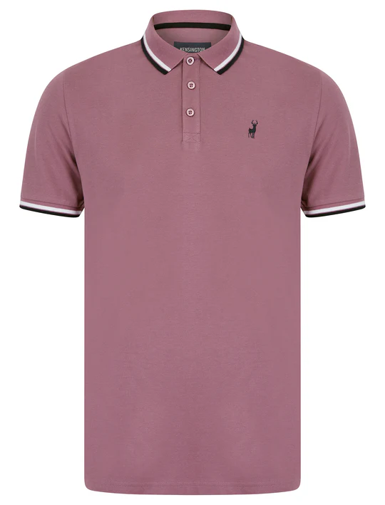 Original Underwood 2 Cotton Pique Polo Shirt in Grapeade - Kensington Eastside