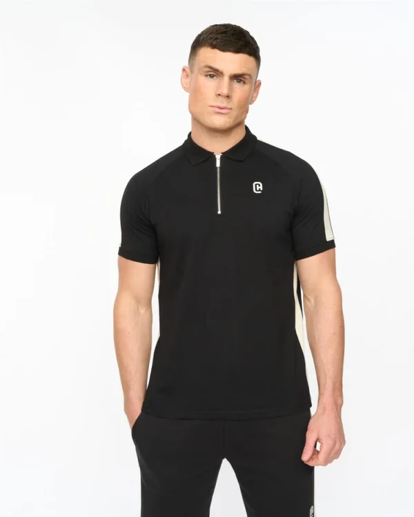 Original Cresswill Polo Black Crosshatch