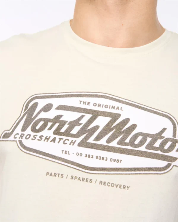 Original Hellmere T-Shirt Off White Crosshatch
