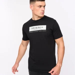Original Jamstate T-Shirt Black Crosshatch