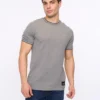 Original Keraga T-Shirt Denim Blue Crosshatch