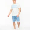 Original Transflate T-Shirt Light Blue Crosshatch