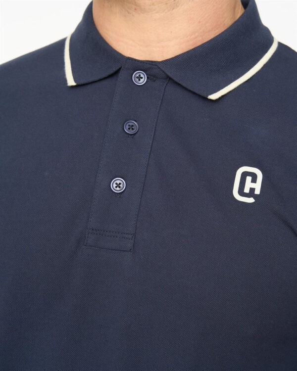 Original Crufton Polo Navy Crosshatch
