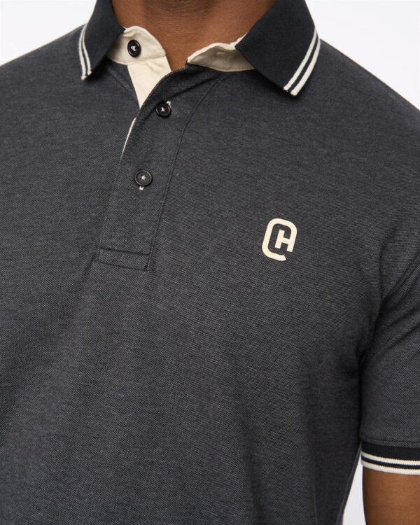 Original Preece Polo Black Crosshatch