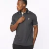 Original Preece Polo Black Crosshatch