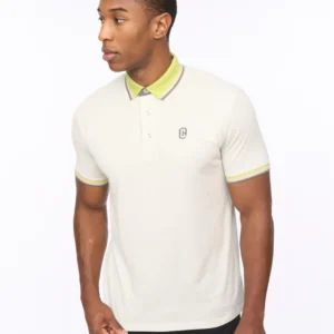 Original Chimlacks Polo White Crosshatch