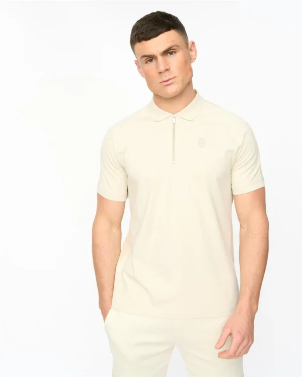 Original Cresswill Polo Neutral Crosshatch