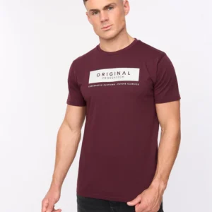 Original Jamstate T-Shirt Raisin Crosshatch