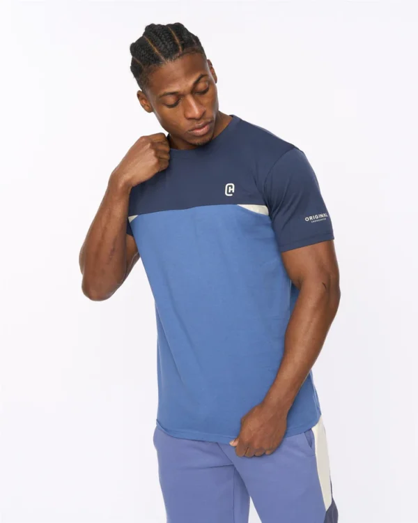 7358e610-89da-4e2a-b48e-70677428d3b7_750x Original Castlebay T-Shirt Blue Crosshatch