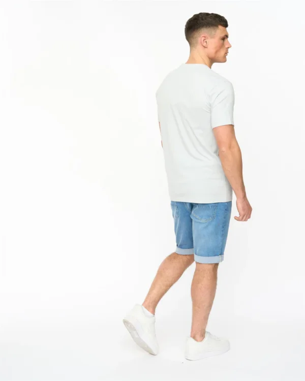 Original Transflate T-Shirt Light Blue Crosshatch