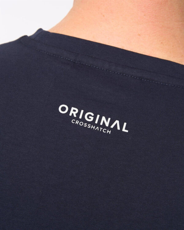 Original Jamstate T-Shirt Navy Crosshatch