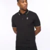 Original Utilate Polo Black Crosshatch