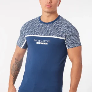 T-shirt Soulstar Sports England Navy