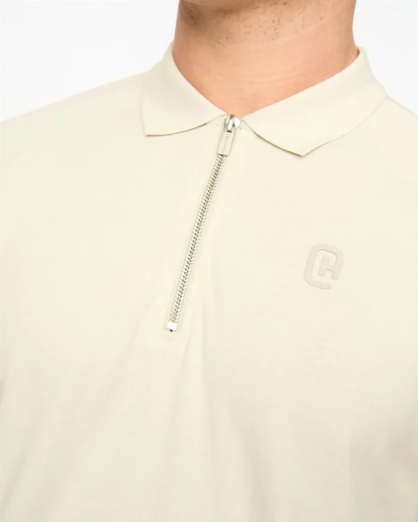 Original Cresswill Polo Neutral Crosshatch