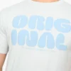 Original Transflate T-Shirt Light Blue Crosshatch
