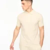 Original Crufton Polo Light Stone Crosshatch