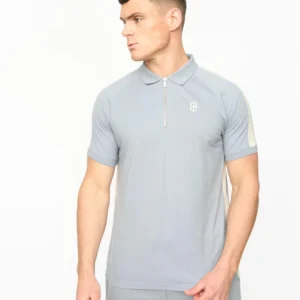 Original Cresswill Polo Steel Blue Crosshatch