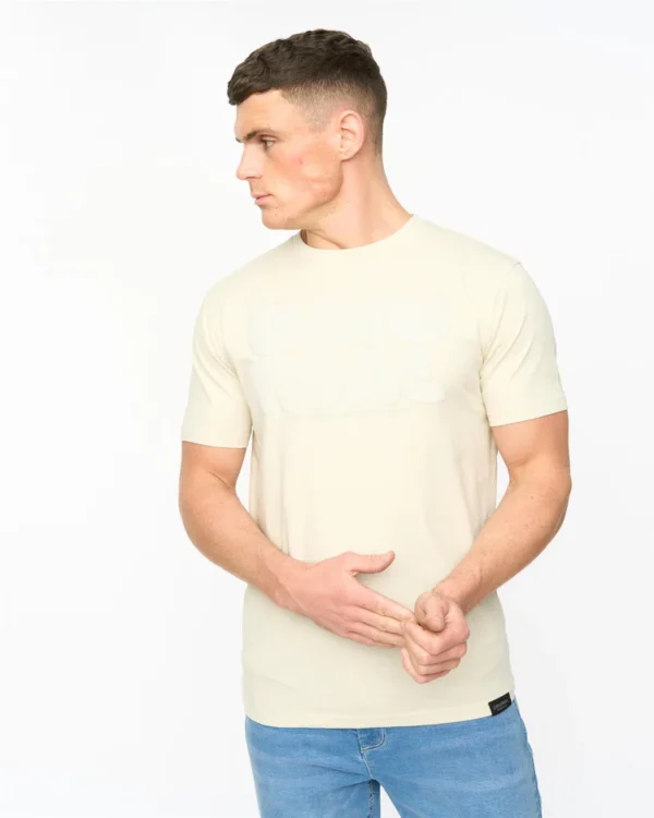Original Transflate T-Shirt Neutral Crosshatch