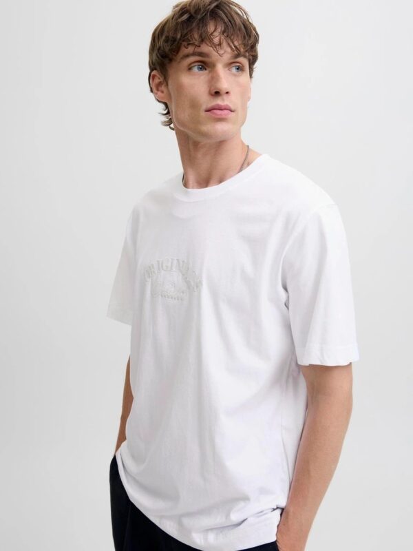 photo_5787201727235821265_y Original T-Shirt Jack & Jones blanc brodie