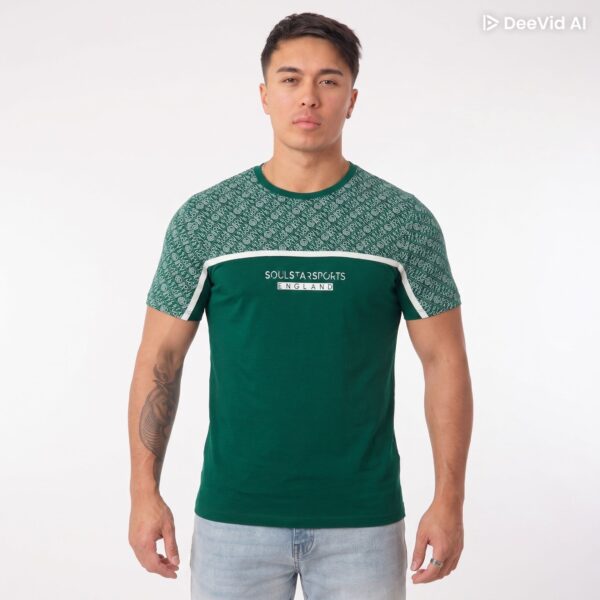 T-shirt Soulstar Sports England green
