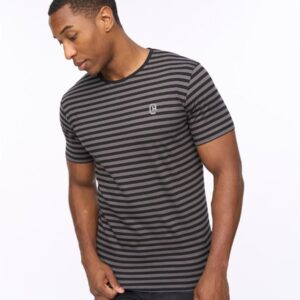 Original Loppins T-Shirt Black Crosshatch