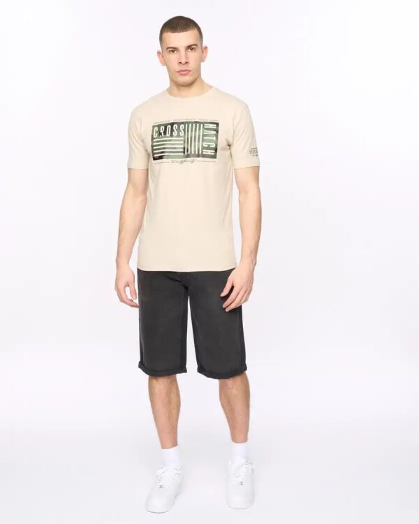 Original Wenfore T-Shirt Light Stone Crosshatch