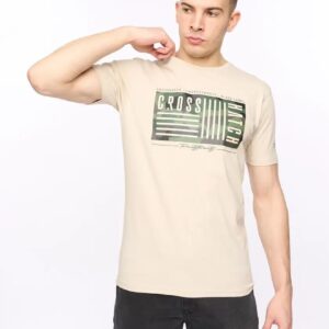 Original Wenfore T-Shirt Light Stone Crosshatch