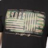 Original Wenfore T-Shirt Black Crosshatch