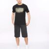 Original Wenfore T-Shirt Black Crosshatch
