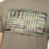Original Wenfore T-Shirt Green Crosshatch