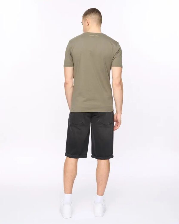 Original Wenfore T-Shirt Green Crosshatch