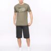 Original Wenfore T-Shirt Green Crosshatch