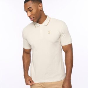 Original Crufton Polo Neutral Crosshatch
