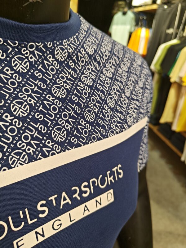 T-shirt Soulstar Sports England Navy
