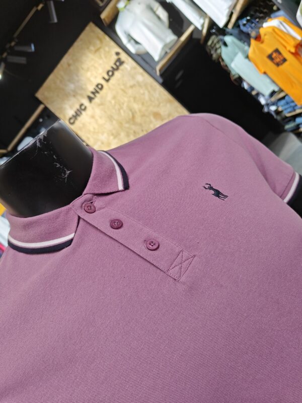 Original Underwood 2 Cotton Pique Polo Shirt in Grapeade - Kensington Eastside