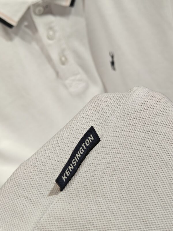 Original Underwood 2 Cotton Pique Polo Shirt in Bright White - Kensington Eastside