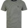 Original Wilditch Jacquard Weave Cotton Crew Neck T-Shirt in Sky Captain Navy - Kensington Eastside