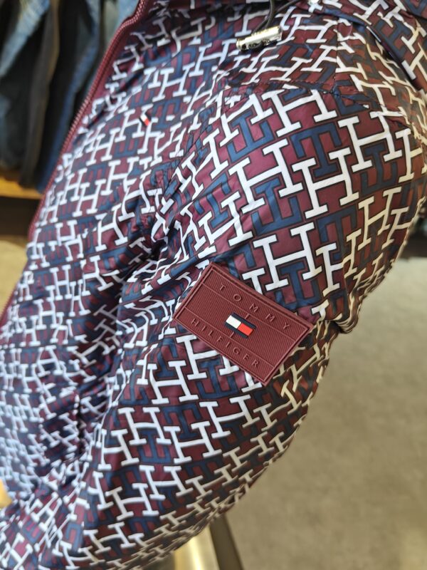 veste double face imperméable Tommy Hilfiger grenat