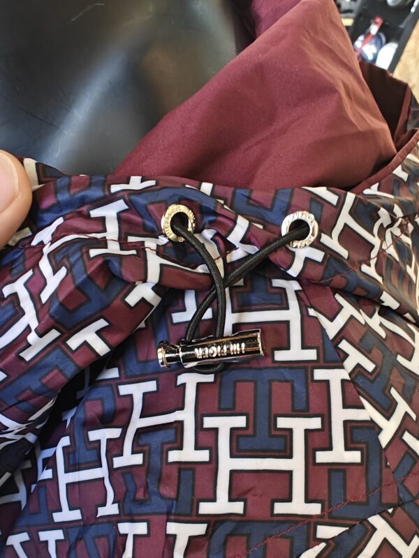 veste double face imperméable Tommy Hilfiger grenat
