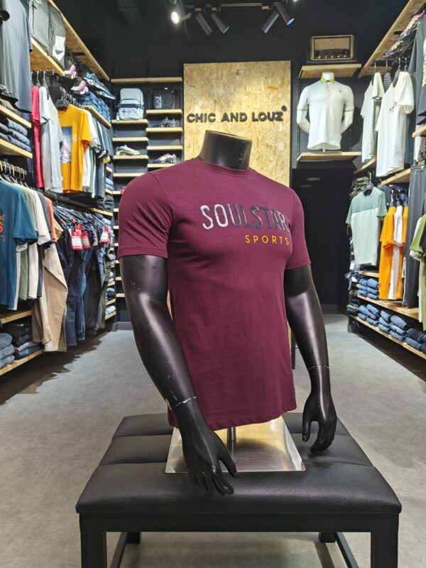 T-shirt SoulStar homme Sport Raisin