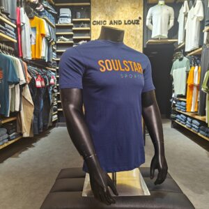 T-shirt SoulStar homme Sport navy