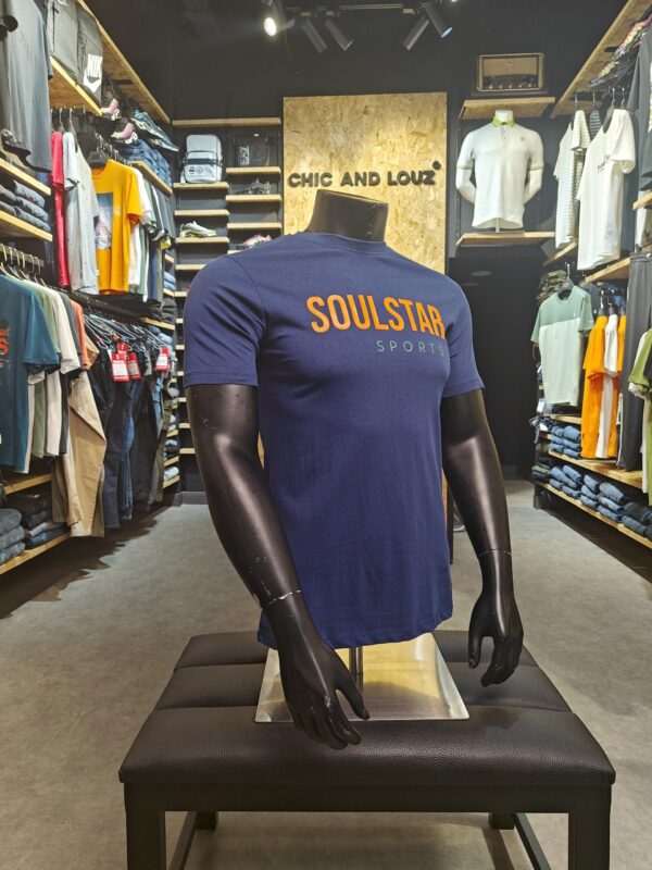 T-shirt SoulStar homme Sport navy