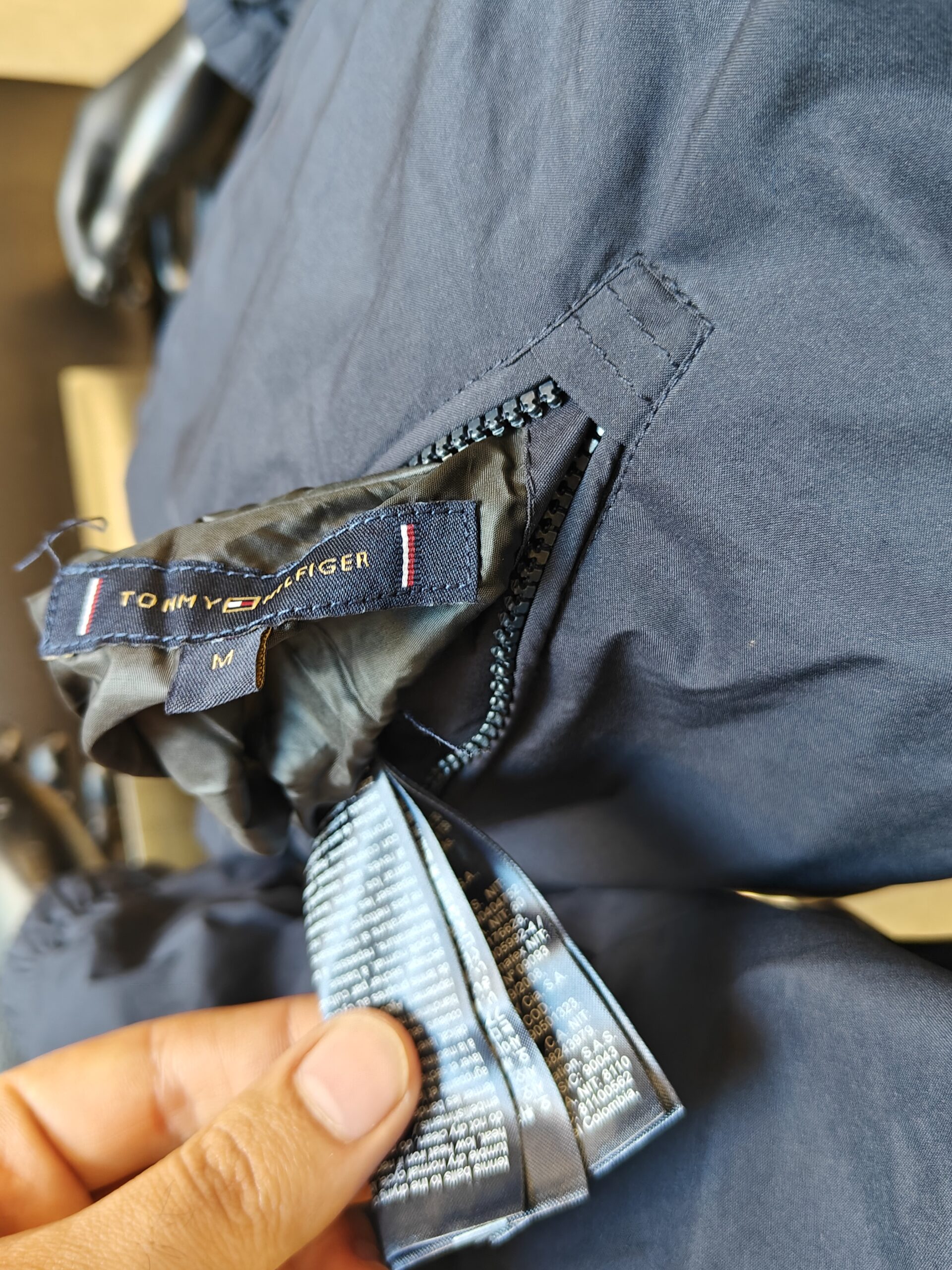 veste double face imperméable Tommy Hilfiger blue